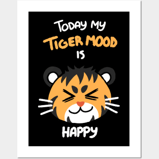 Tiger Mood: Happy Posters and Art